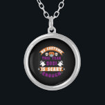 No Costume This Year 2021 Is Scary Enough Silver Plated Necklace<br><div class="desc">No Costume This Year 2021 Is Scary Enough matching, family, happy, halloween, costumes, spooky, horror, october, spooky season, halloween gift ideas, ghost, pumpkin, retro, skull, black, cute, skeleton, vintage, october, art, family matching, halloween costume, gifts, fun, monster, boo sheet Funny Halloween 2021 Costume Halloween Matching Family Costume Halloween Halloween 2021...</div>