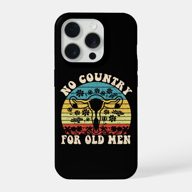 No Country For Old Man Uterus iPhone Case (Back)