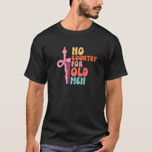 No Country For Old Men Uterus Middle Finger Women' T-Shirt