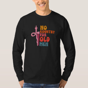 No Country For Old Men Uterus Middle Finger Women' T-Shirt