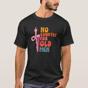 No Country For Old Men Uterus Middle Finger Women' T-Shirt