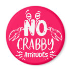No Crabby Attitudes Stateroom Door Marker Cruise