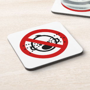 NO Cry Babies ⚠ Thai Airport Sign ⚠ Coaster