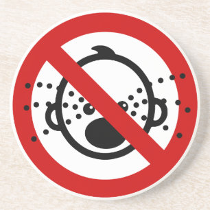 NO Cry Babies ⚠ Thai Airport Sign ⚠ Coaster