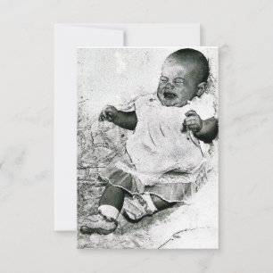 "no crying allowed" Baby Shower Invitation