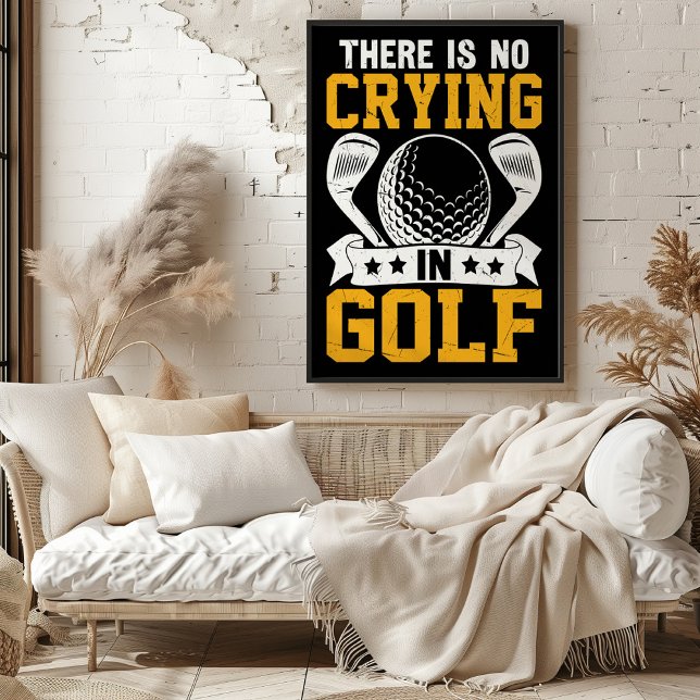 No Crying In Golf Poster (Creator Uploaded)