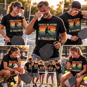 No Crying in Pickleball – Bold Moves Only T-Shirt