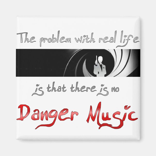 No Danger Music Magnet (Front)