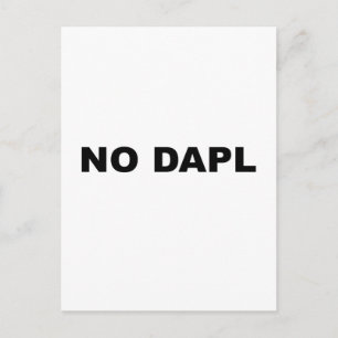 NO DAPL POSTCARD