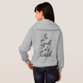 No Death Only Rebirth KIDS PULLOVER HOODIE