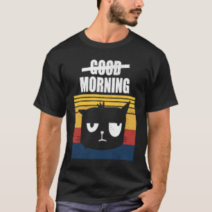 No Desire For Morning Cat States T-Shirt