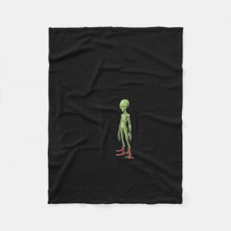No Desire to Fit in Funny Minimalist Typographic Fleece Blanket