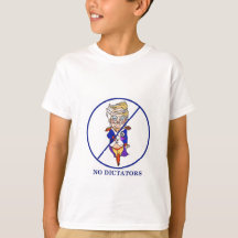 No Dictators Kids T-shirt