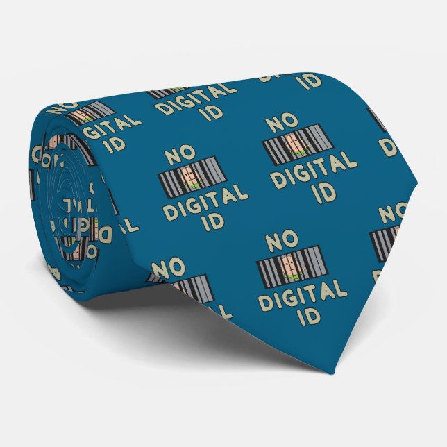 No Digital ID Tie (Rolled)