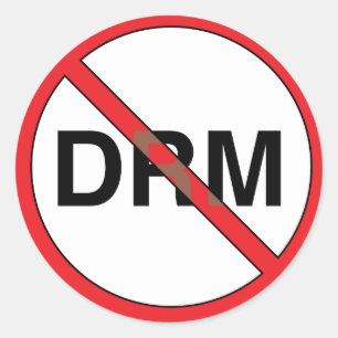 No Digital Right Management (DRM) Stickers