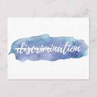 No Discrimination in This Nation Postcard