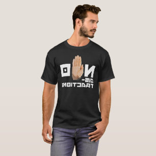 NO Distractions! cool readable through a mirror T-Shirt
