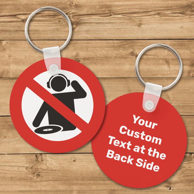 No DJ Zone Keychain (Creator Uploaded)