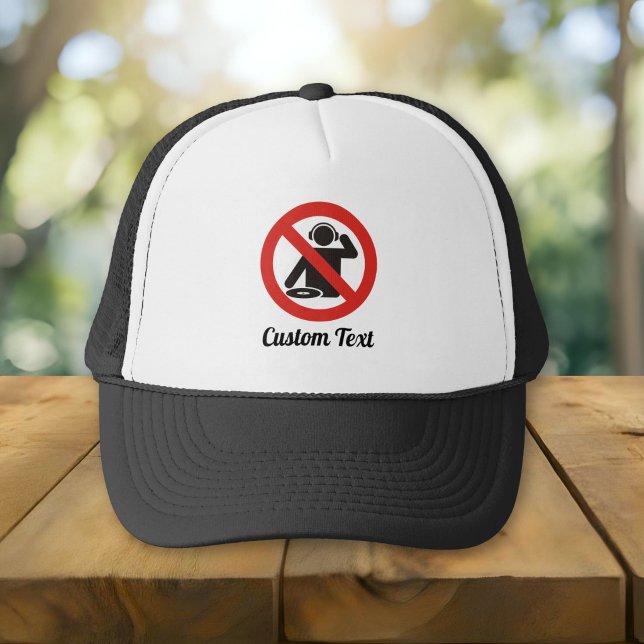 No-dj zone trucker hat (Creator Uploaded)