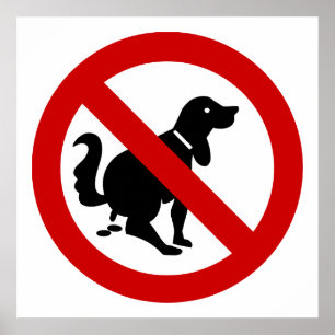 NO Dog Fouling ⚠ Thai Sign ⚠