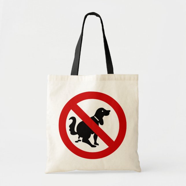 NO Dog Fouling ⚠ Thai Sign ⚠ Tote Bag (Front)