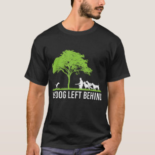 No Dog Left Behind Cute Owner Walker Paw Puppy Lov T-Shirt