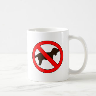 No Dogs Sign Coffee Mug