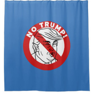 No Donald Trump Shower Curtain