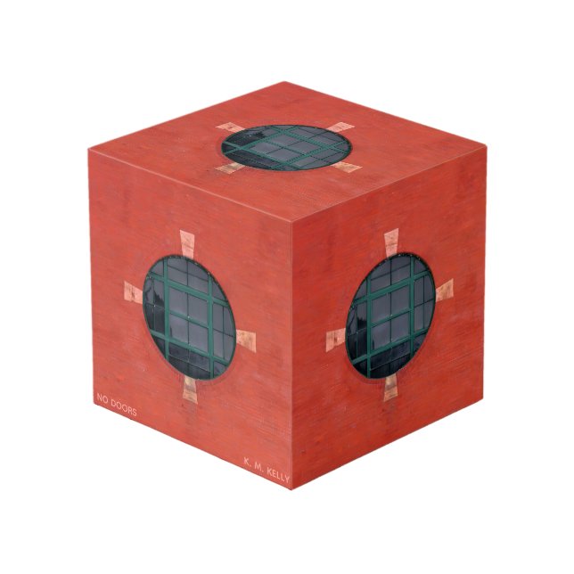 NO DOORS - Art  Cube (Front Angled)