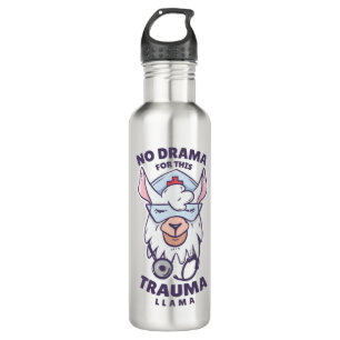 NO DRAMA FOR THIS TRAUMA LLAMA 710 ML WATER BOTTLE
