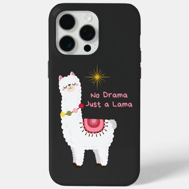 no drama, just a lama Case-Mate iPhone case (Back)