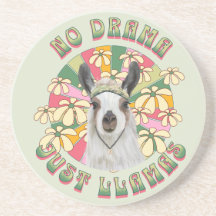 No Drama Just Llamas - Cute Boho Llama