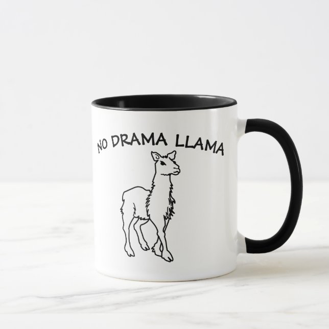 NO DRAMA LLAMA Coffee Mugs (Right)