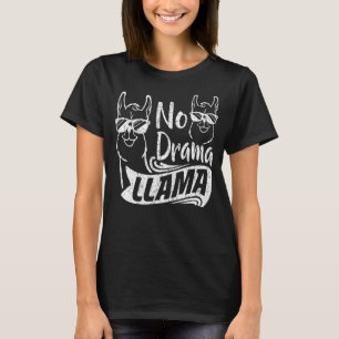 No Drama Llama For Men Women Kids Animal 2 T-Shirt