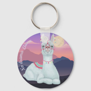 No Drama Llama Key Ring