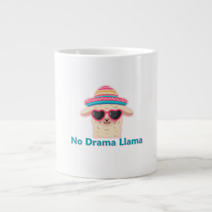 No Drama Llama Large Coffee Mug