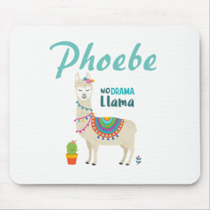 No Drama Llama Personnalised Mouse Pad