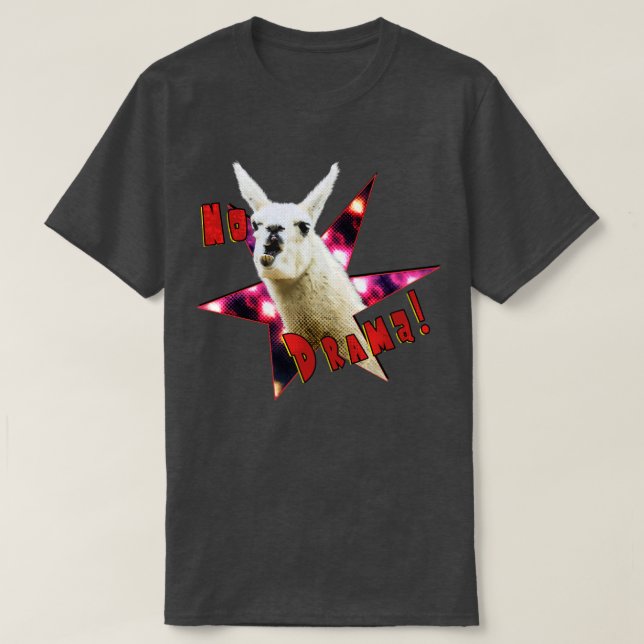 No Drama Llama T-Shirt (Design Front)