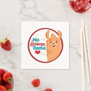 No Drama Llama (Warm) Napkin