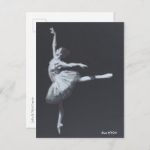 No Drama, Only Freedom, Black & White Ballerina