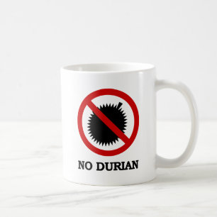NO Durian Tropical Fruit Sign Coffee Mug