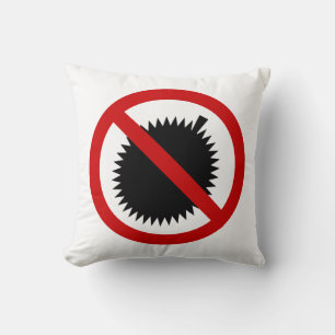 NO Durian Tropical Fruit ⚠ Thai Sign ⚠ Cushion