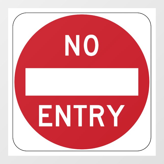 No Entry (Sheet)
