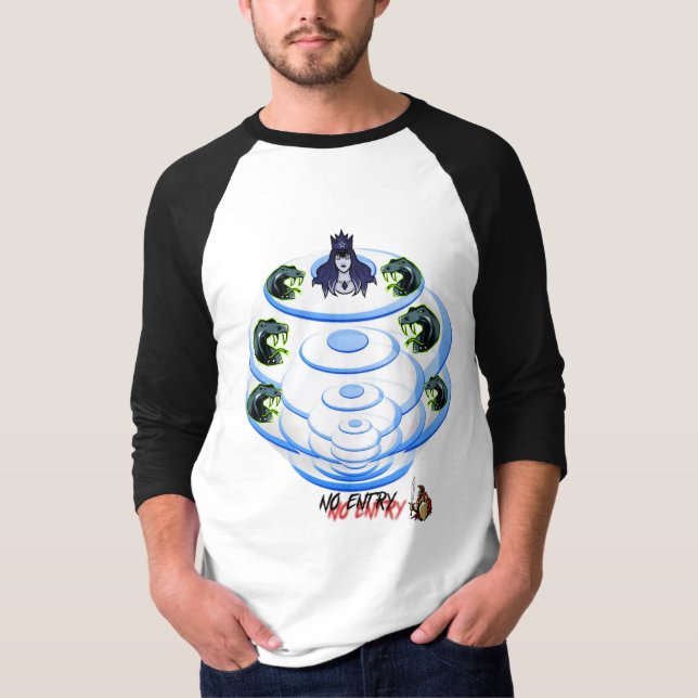 No Entry Anime Portal Raglan Tee – Free Fit (Front)