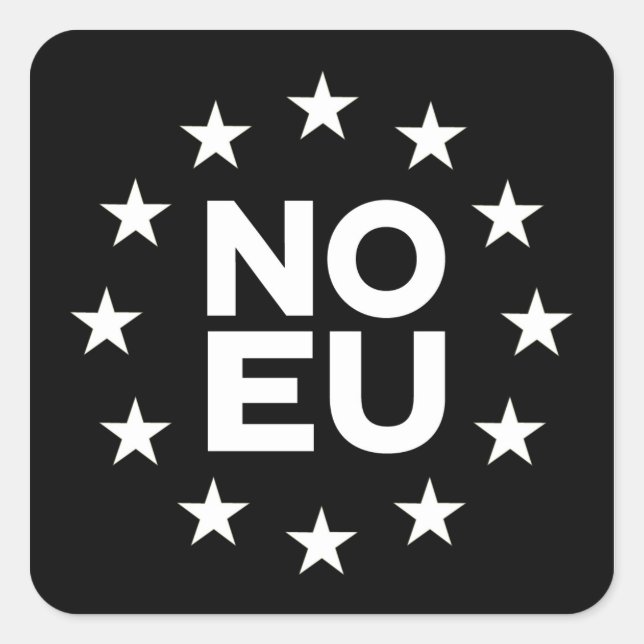 No EU Sticker v2 inverted (Front)