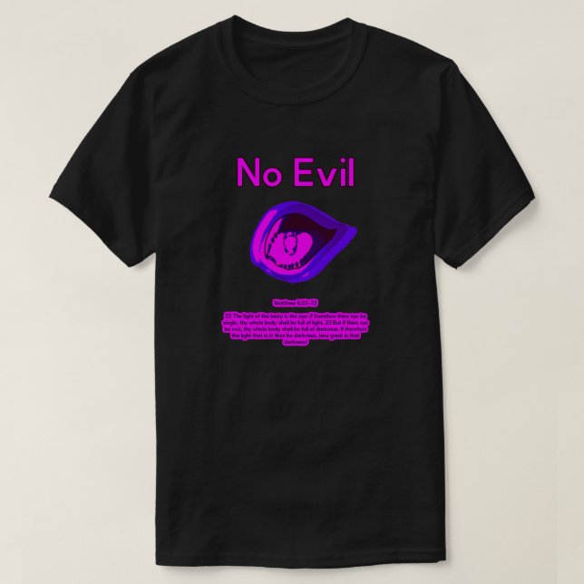No Evil - City Jamz -  T-Shirt (Design Front)