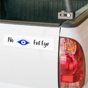 No Evil Eye Bumper Sticker