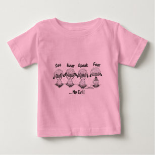 No Evil Lambs Baby T-Shirt