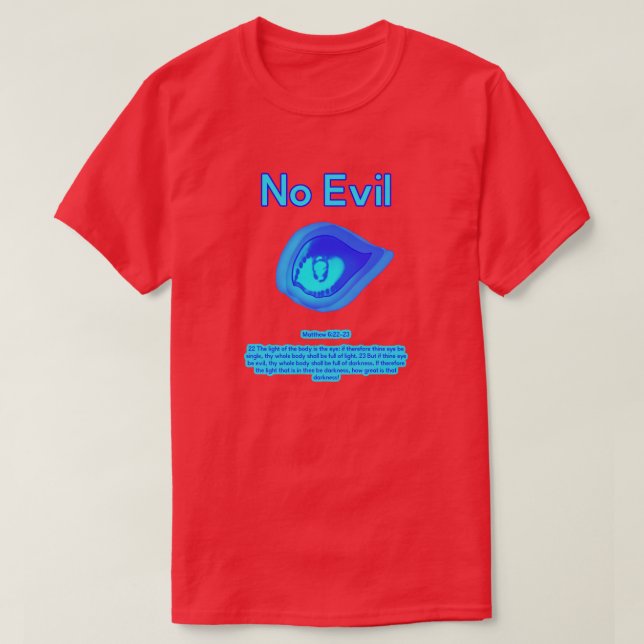 No Evil - Tropical Wave Logo - T-Shirt (Design Front)