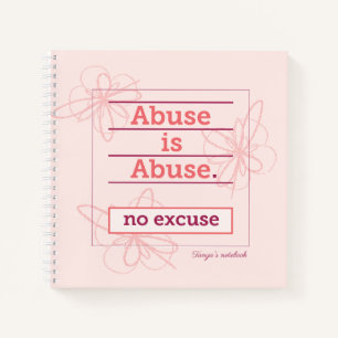 No Excuse for Emotional Narcissistic Abuse Healing Notebook